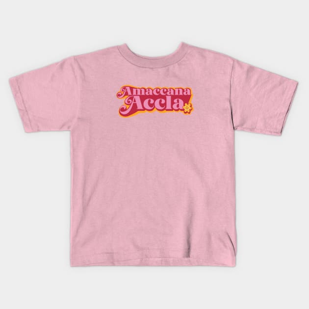 Amaccana Accla Filipino Expression Slang Kids T-Shirt by Aydapadi Studio